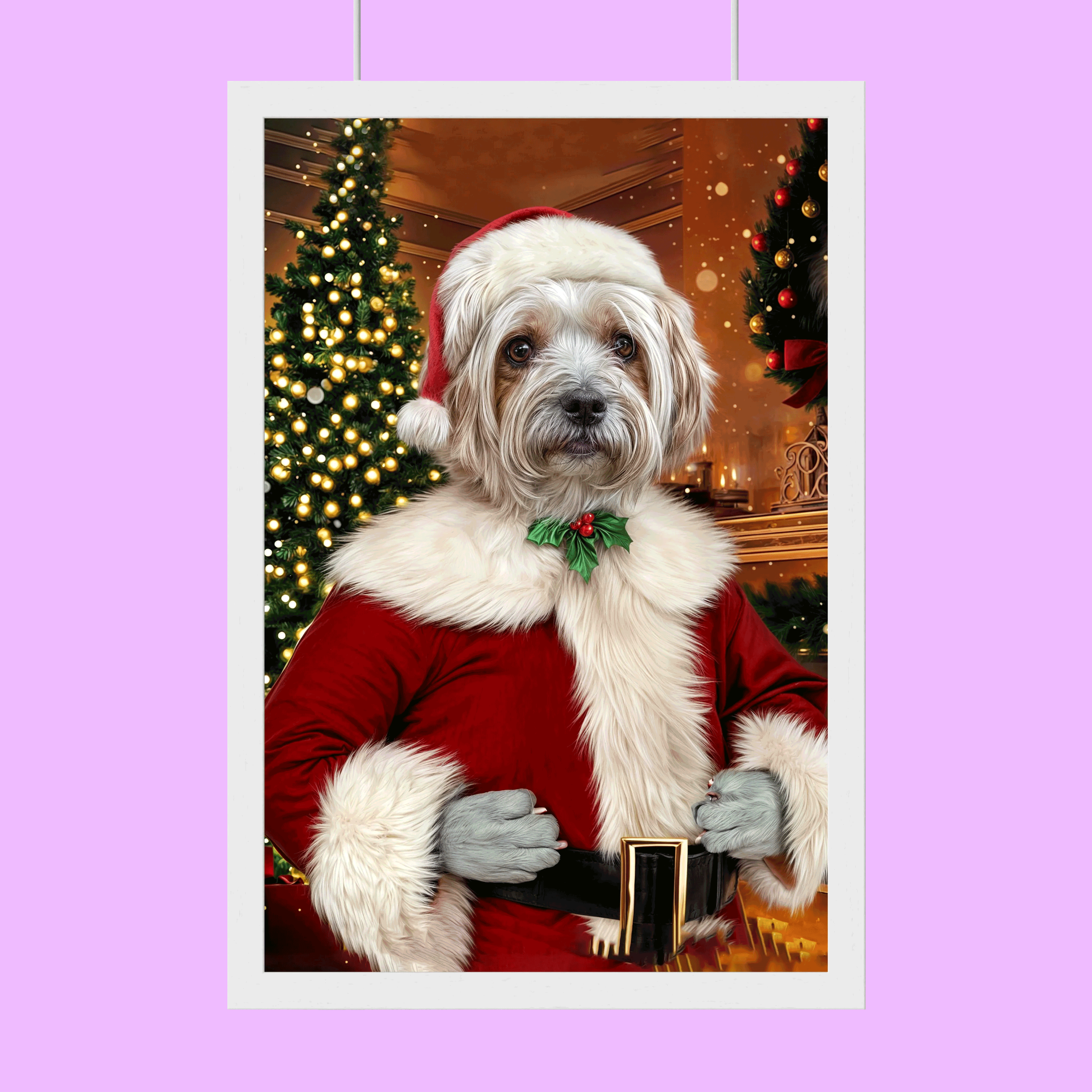 Santa Paws – Holiday Pet Portrait Costume